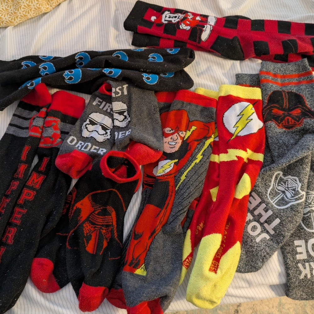 Colorful Character Socks Collection